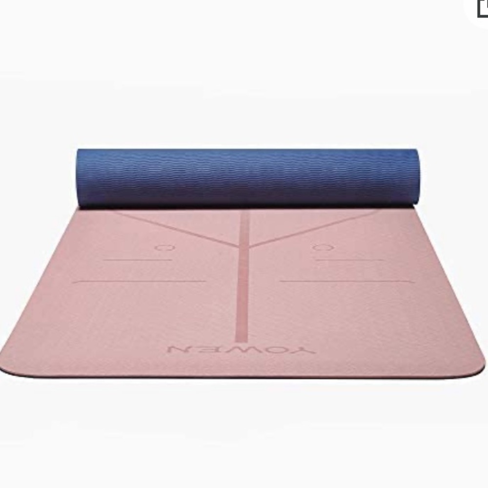 Yoga Mat, 1/4 inch Pro Yoga Mats Extra Long Eco Friendly Non Slip Fitness Mat
